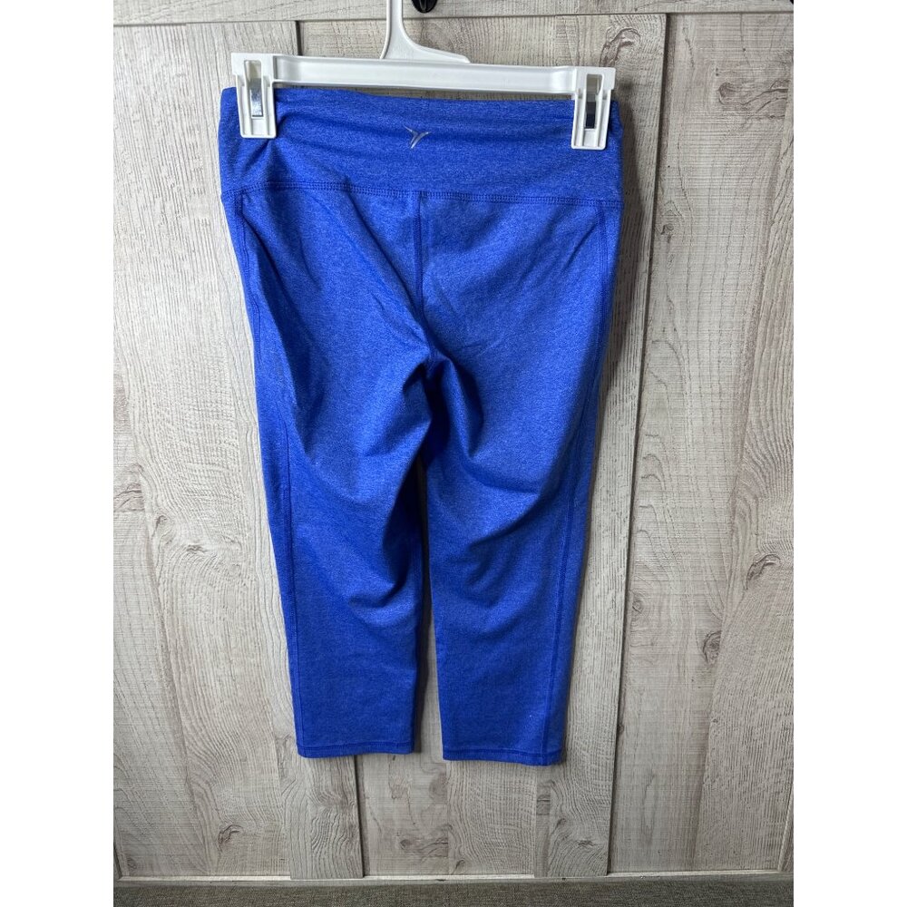 Lot of 2 Active Fitted Womens Blue Capri Leggings & Gray Ankle Length Size XS - Picture 3 of 10
